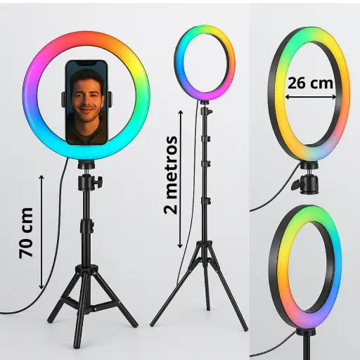 [53] ARO DE LUZ 45 CM RGB 