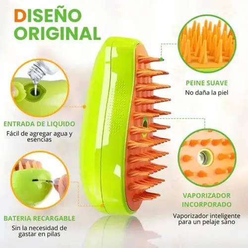 [101] CEPILLO DE VAPOR PARA PERRO